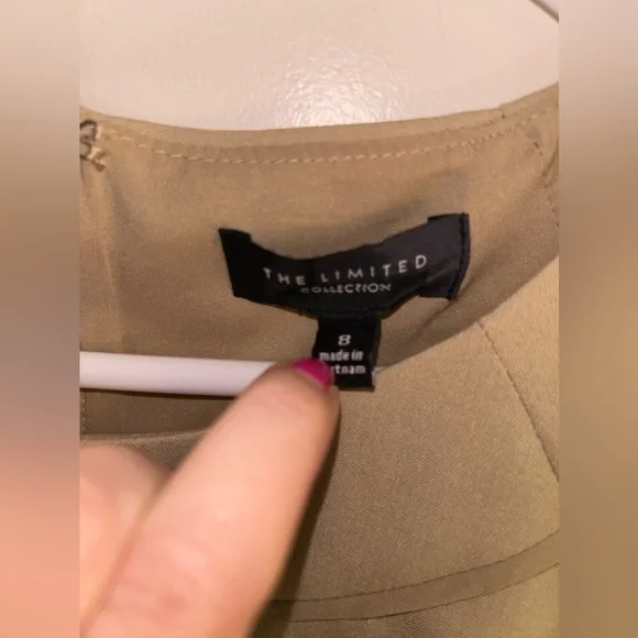 The Limited beige dress. Size 8 - Picture 3 of 4